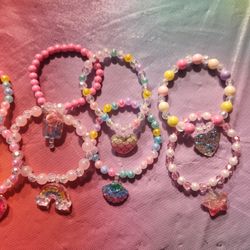 Kids Cute Beaded Bracelets 
