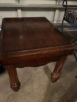 Solid Wood Banquette/small Table