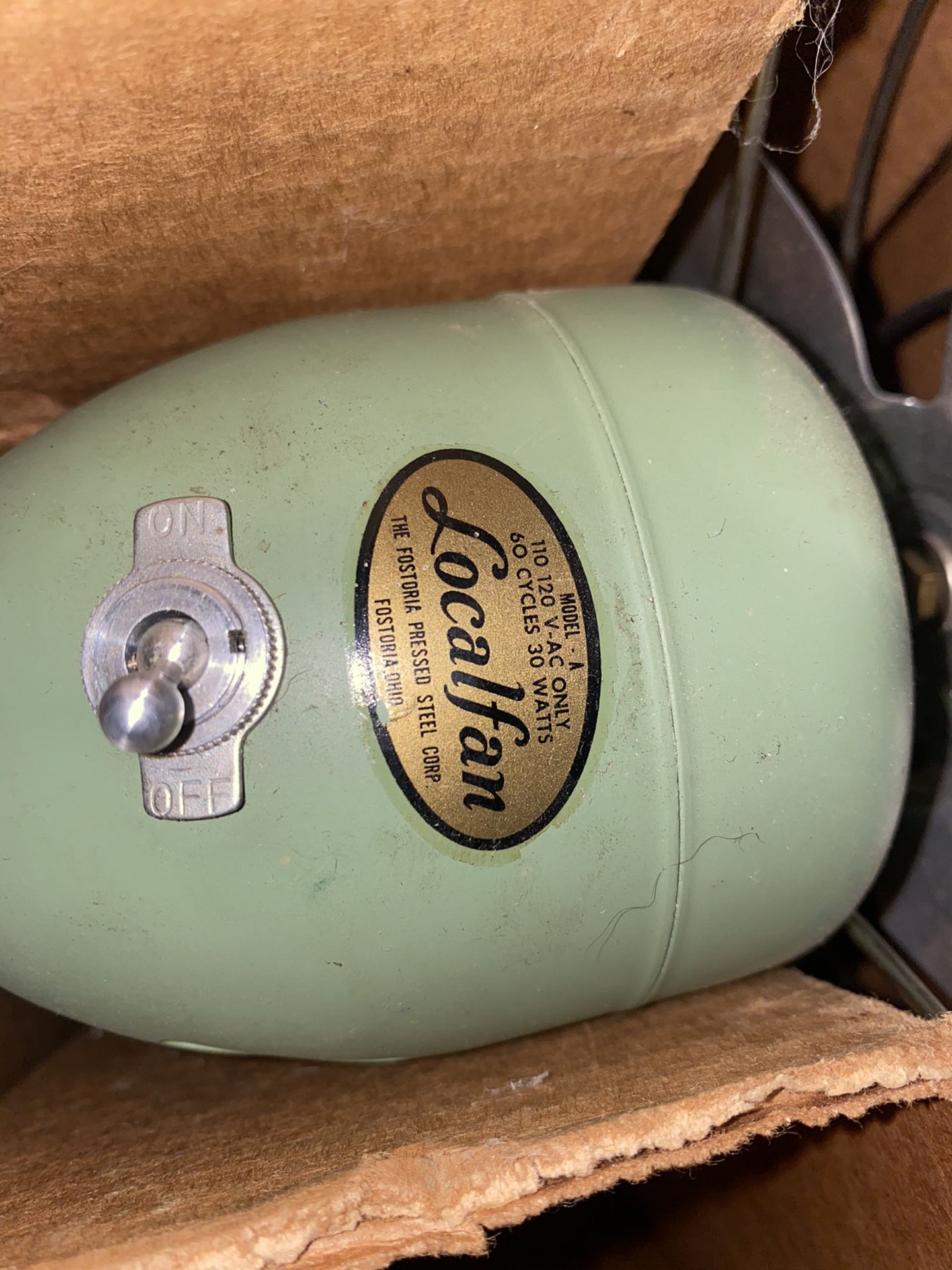Vintage Fan New In Box
