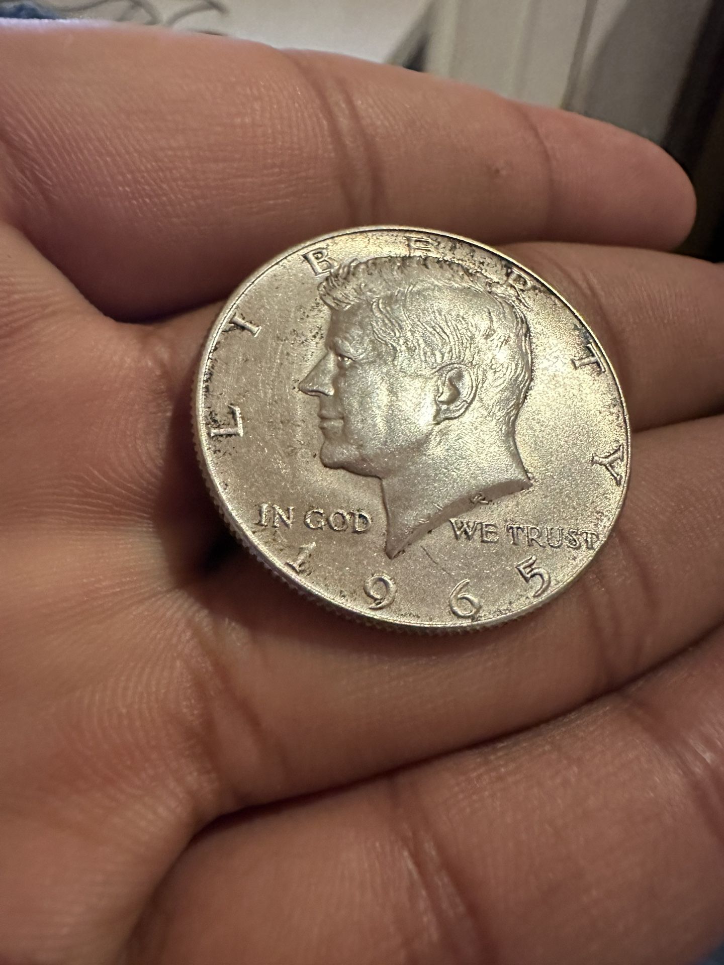 1965 Kennedy half Dollar