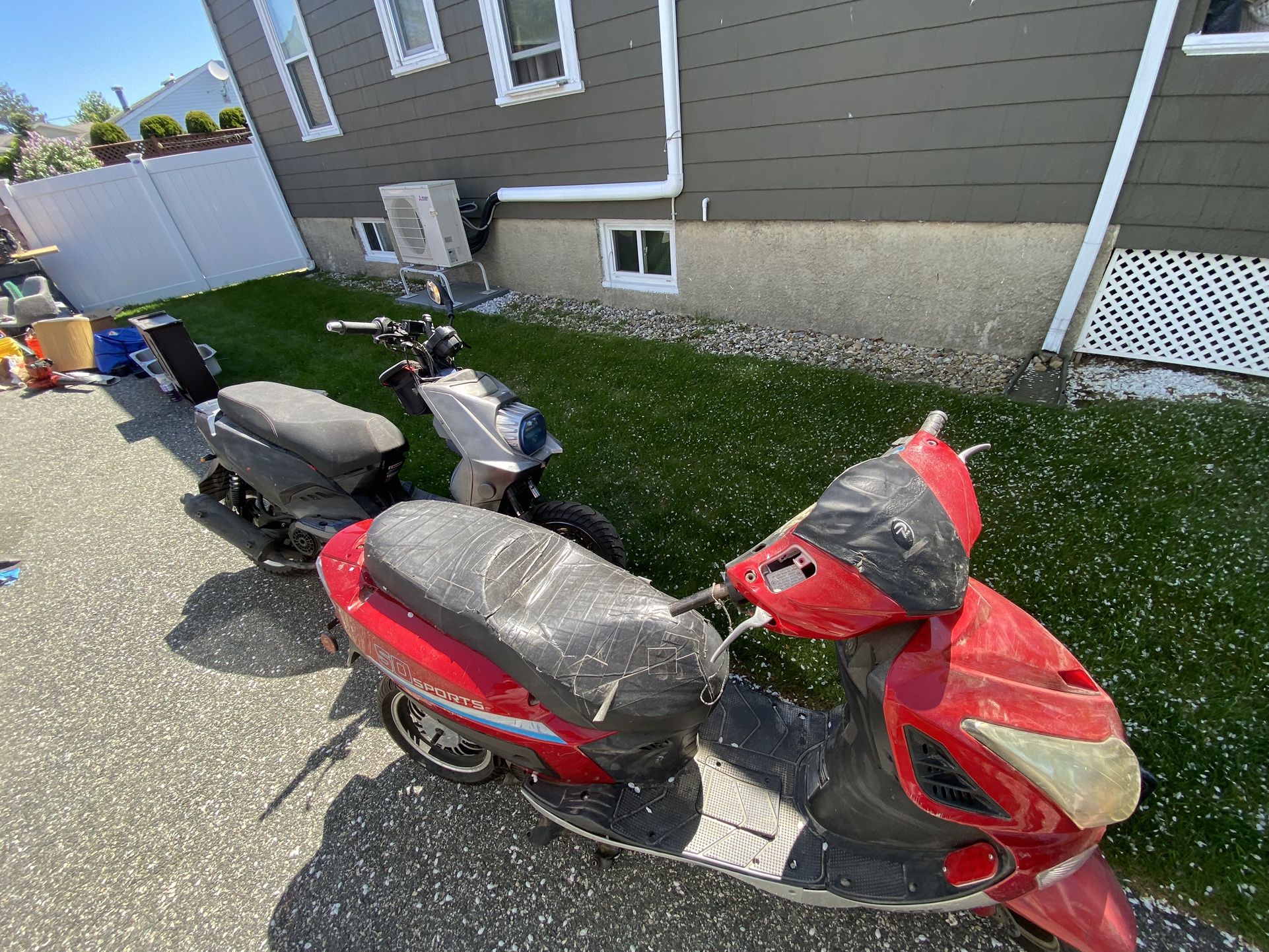 2 Mopeds $850 Takes Both