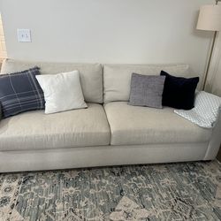 88” Slope Arm Herringbone Down Filled Sofa