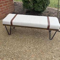 Upholstered bench
