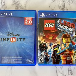 PS4 Disney Infinity 2.0 & The Lego Movie Game