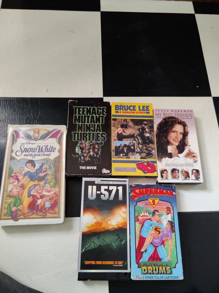 Load Of VHS Tape Including Snow White