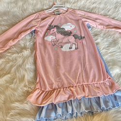 New! Toddler 2PK Unicorn Nightgowns *3T