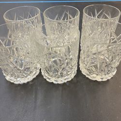 Double Old Fashioned Tumbler Glasses, Set of 6 