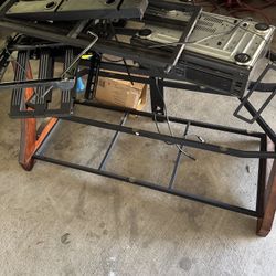 TV /Entertainment center With Glass Shelves