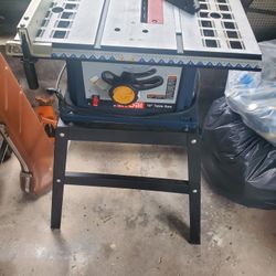10" Table Saw with the stand
