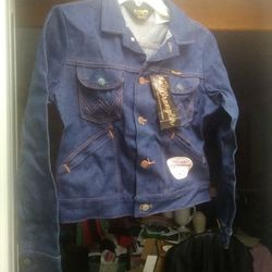 Wrangler Jean Jacket Size  16 Kids. New