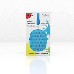 Brand New in Box iSound PopDrop Wireless Speaker, Blueberry
