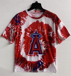 Los Angeles Ángels Tye Dye T-shirt Mens Size XL