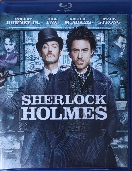 Sherlock Holmes Blu-ray + Sherlock Holmes Game of Shadows DVD Bundle