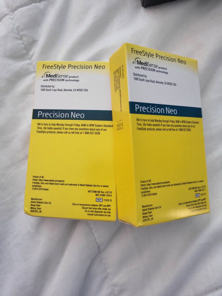 Freestyle Precision Neo Blood Glucose Test Strips 50 Strips