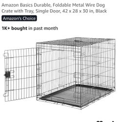 Large Metal Dog Crate