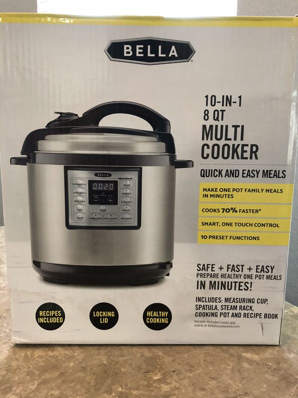 Bella 8qt instant potmulti cooker. Brand new never opened for Sale in