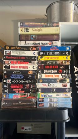 Stack of VHS