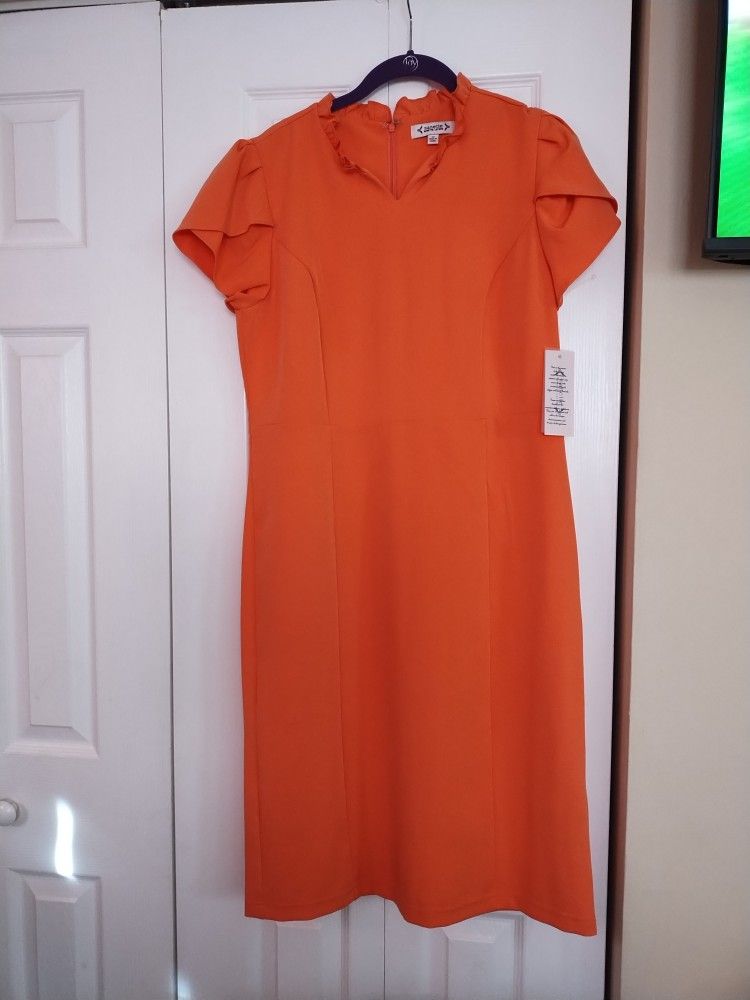 Nanette dress Apricot Yellow Color