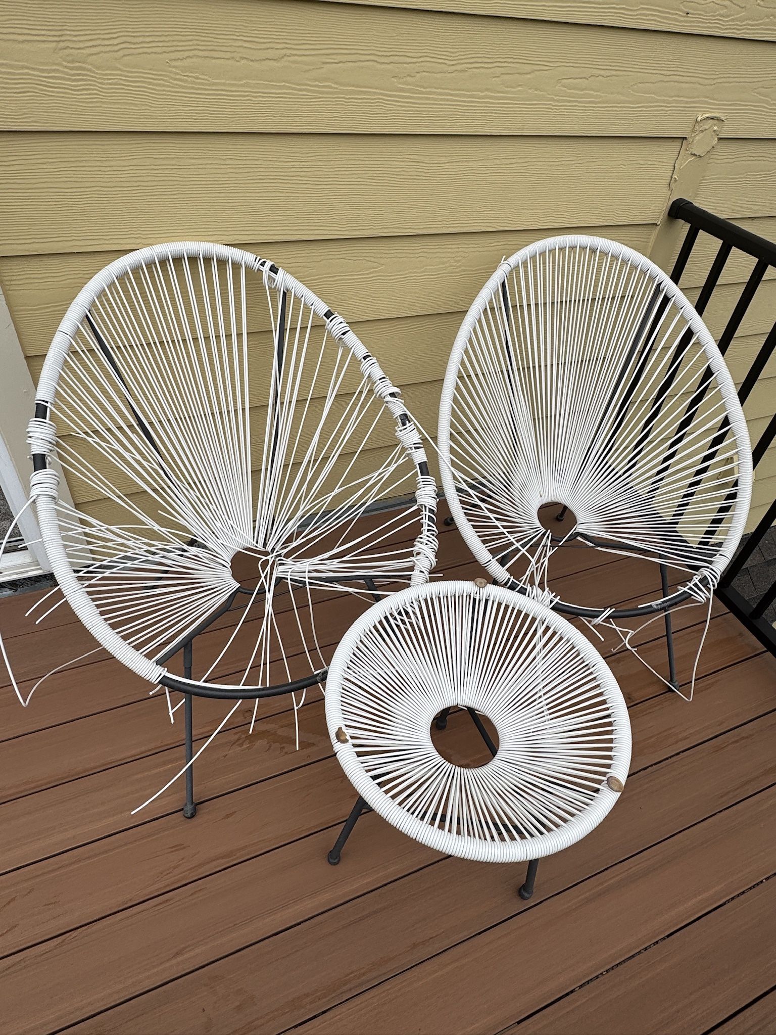Free Patio Chairs And Table Pick Up From City Walk