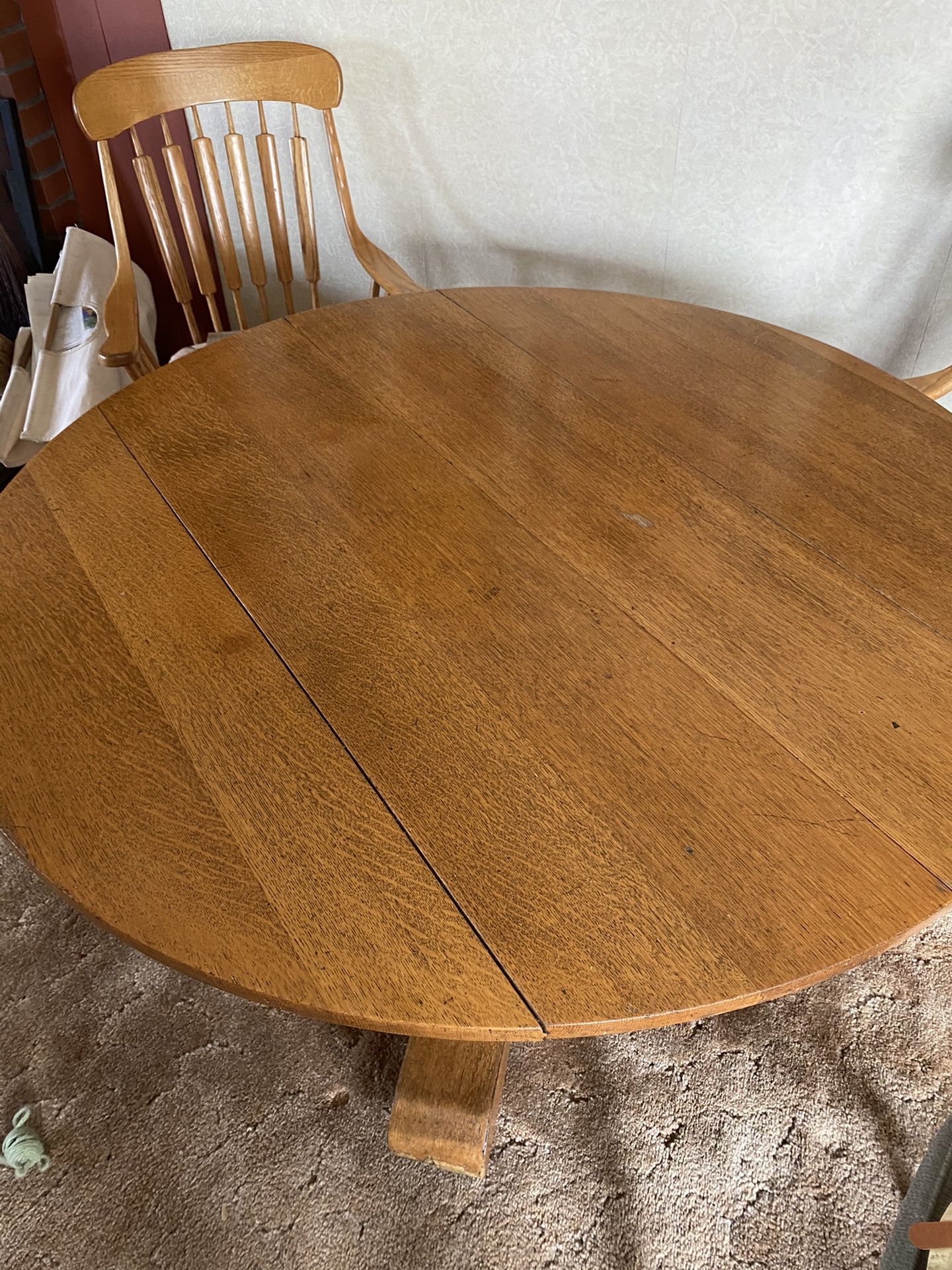 Oak Dining Room Table 