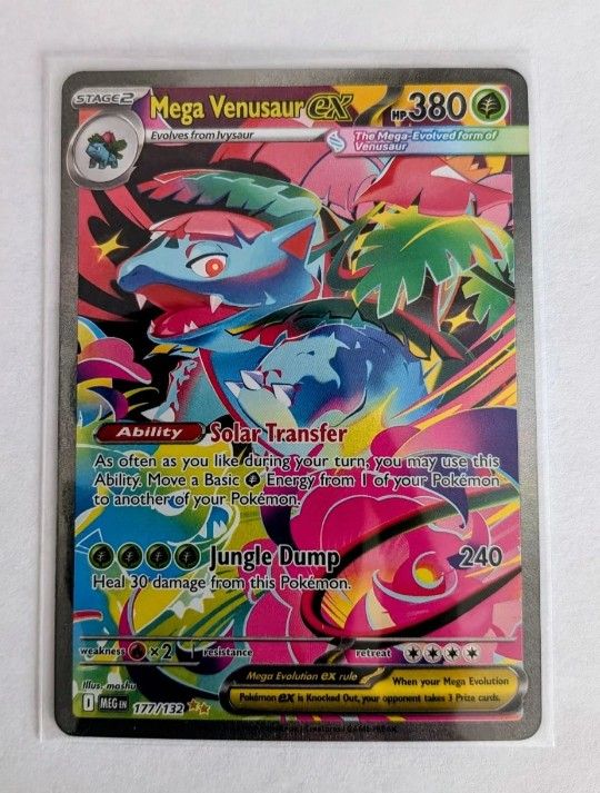 Pokemon Mega Evolution Mega Venusaur EX 177/132 SIR Pack Fresh