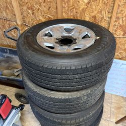 Ram 2500 stock wheels and tires 8 lug