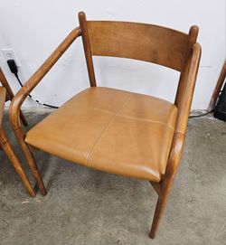 Article Lento Leather Lounge Chairs (Set of 2) - Open Box!