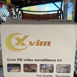 XVIM Video Surveillance System 4 Cameras New! Opened For Pictures Trades Or $