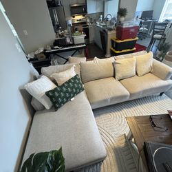 Sectional Couch with Sofa Chaise 100x67