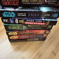 Lot Of 7 Star Wars Books 