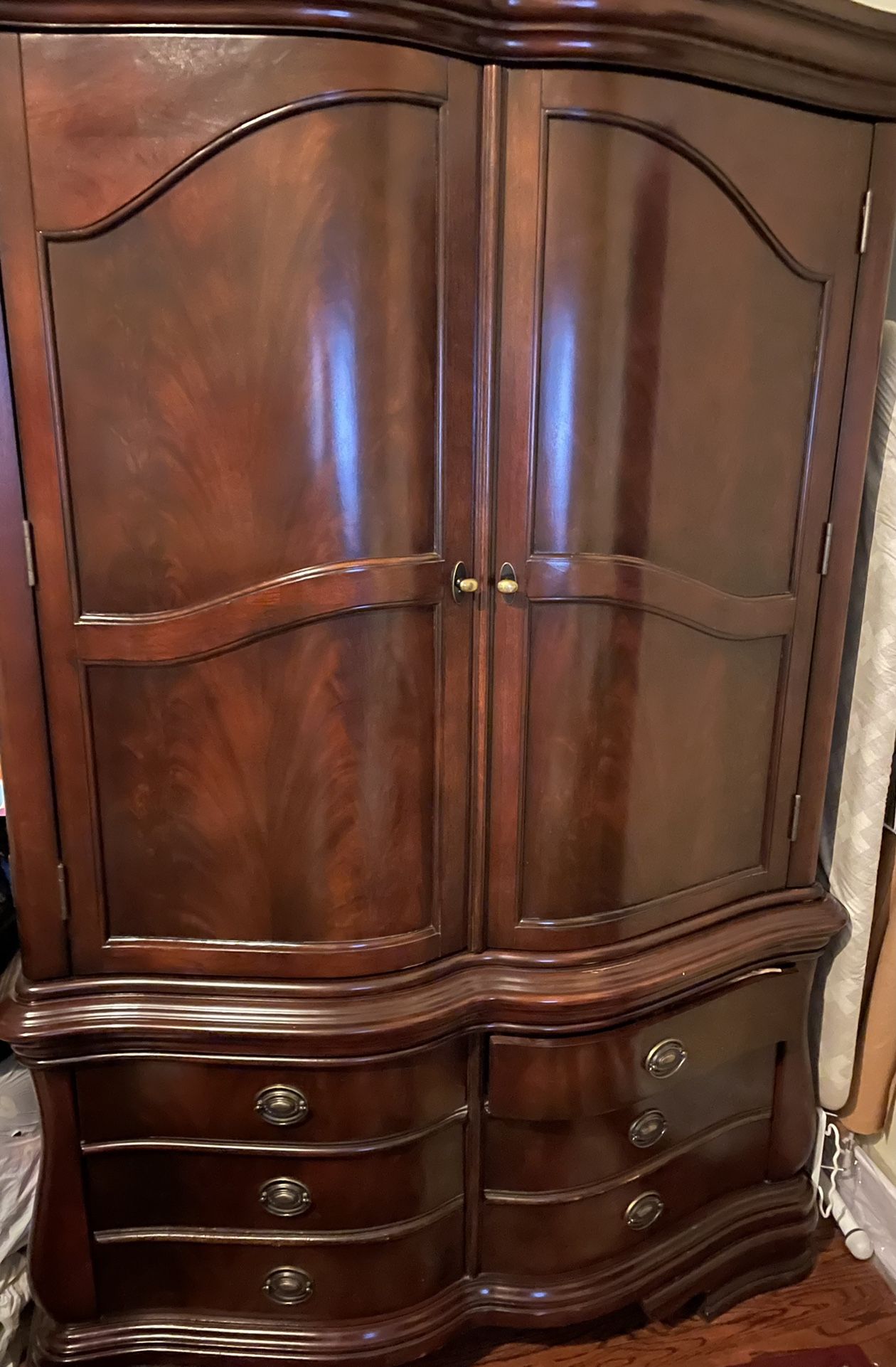 Mahogany Tv Storage Cabinet