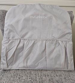 Myfunbaby Portable Baby Travel Bassinet with Carrying Bag - Light Gray.