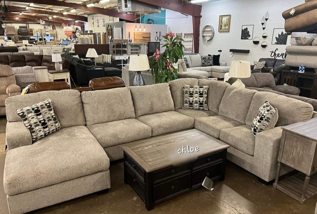 

🏐ASK DISCOUNT COUPON☆ sofa Couch Loveseat living room set sleeper recliner daybed futon options○blina Platinum Raf Or Laf Sectional 
