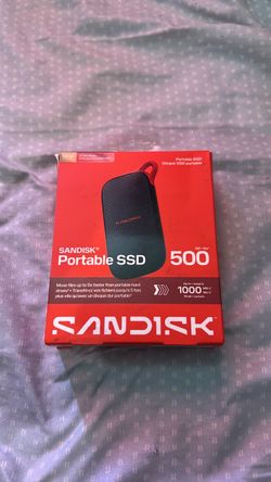 Sandisk portable SSD- 1000MBs Brand new and unopened.