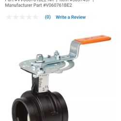 Victaulic 6" Butter Fly Valves 