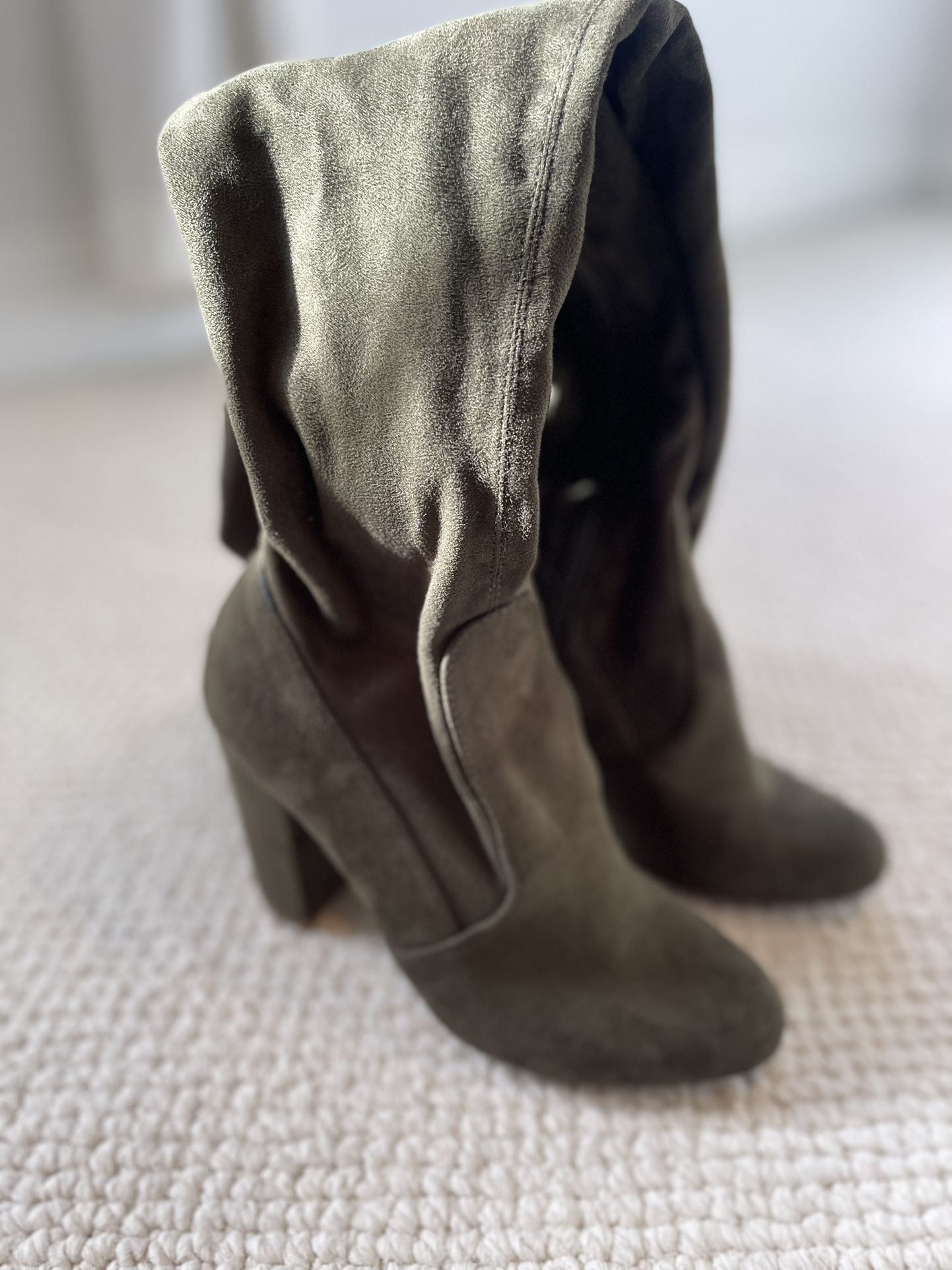 Olivia Jaymes Thigh High Boots sz 6.5
