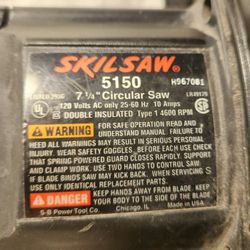 SKIL CIRCULAR SAW 5150 WELL MAINTAINED 