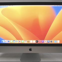 2017 Apple iMacr- 27” 5K, intel i7,32GB memory, 1TB fusion SSD, 8GB graphics card in great condition