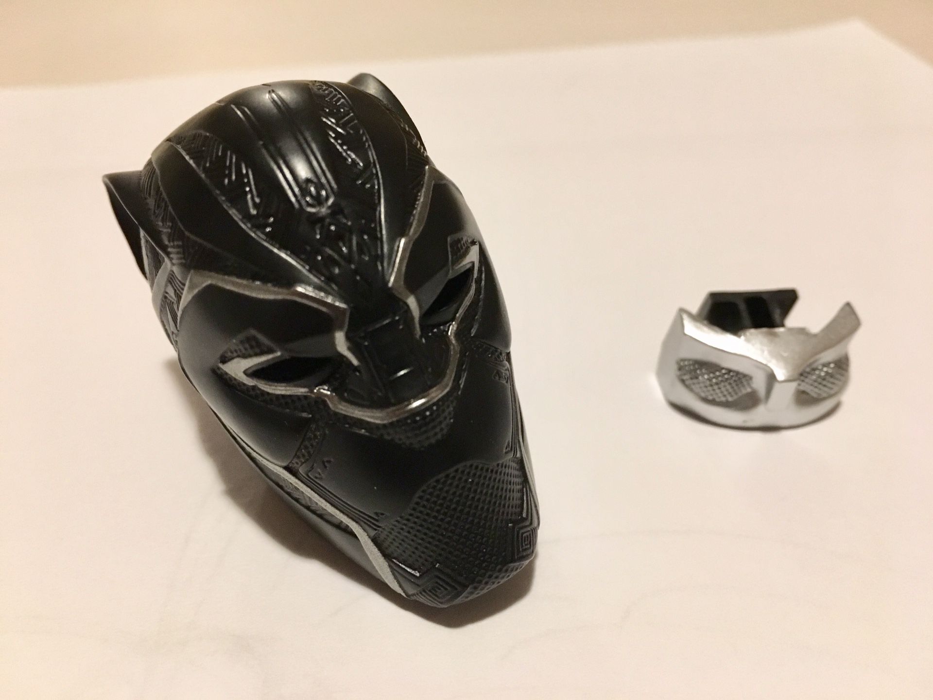 PLEASE READ DESCRIPTION! 1/6 Hot Toys Black Panther figure mask sculpt,