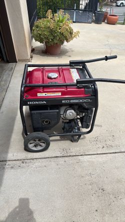 Honda 6500 generator.