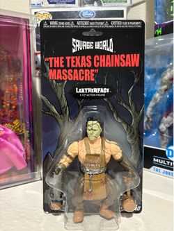 Funko Savage World LeatherFace with Chainsaw Action Figure 5.5” scale