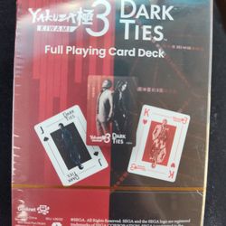 Yakuza kiwami 3 & dark ties GameStop pre order bonus playing cards