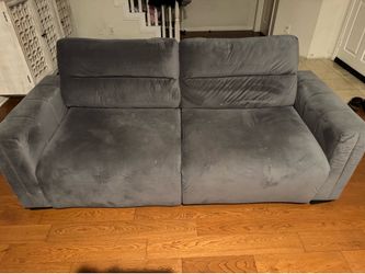 86” grey couch