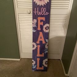 Hello Fall Big Poster Board