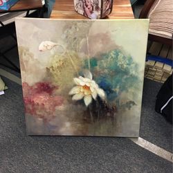 Art, Picture, Flower, Yellow 
