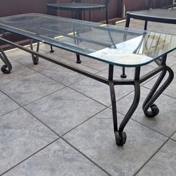 Coffee Table, Glass Top