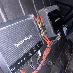 2 Rockford Fosgate Amps