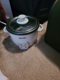 Aroma Rice Cooker with Glass Lid