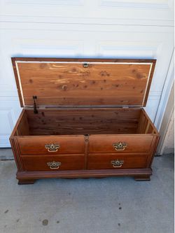 Lane cedar trunk