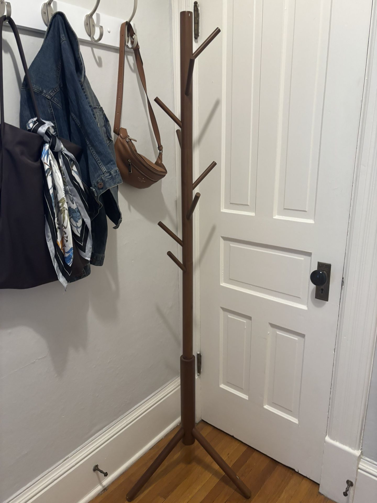 Bamboo Coat Rack